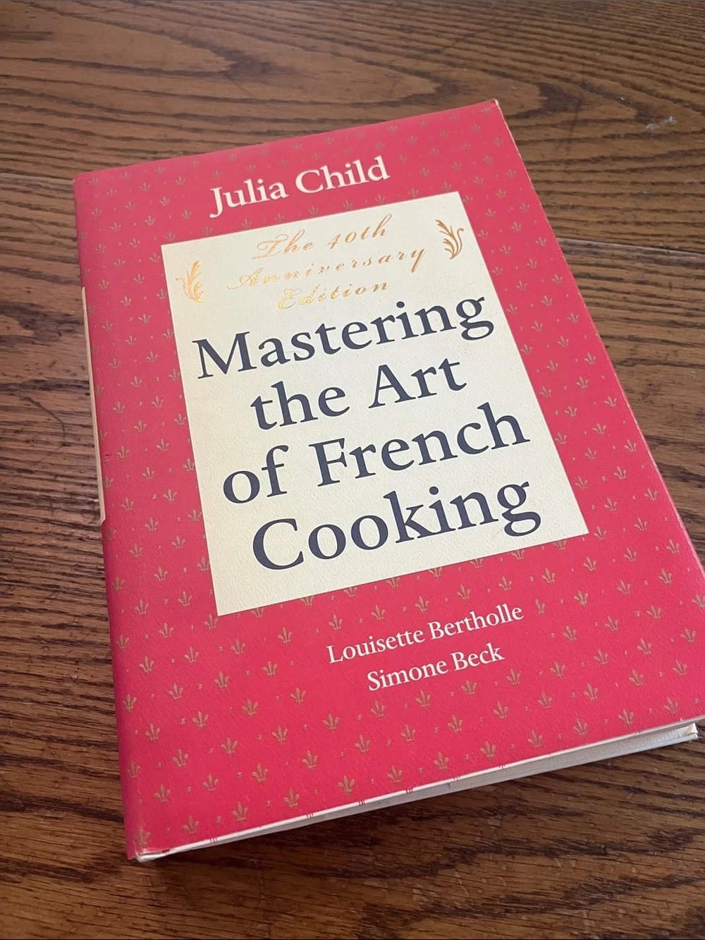 Mastering the Art of French Cooking - Red hard Cover Julia Child